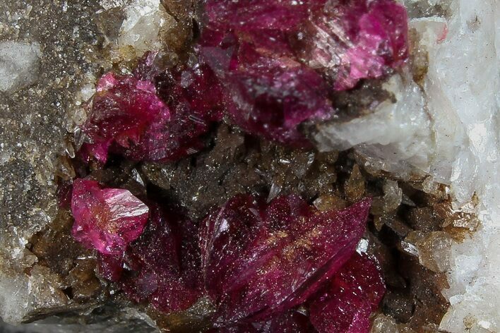 Roselite Crystals on Dolomite - Morocco #74298